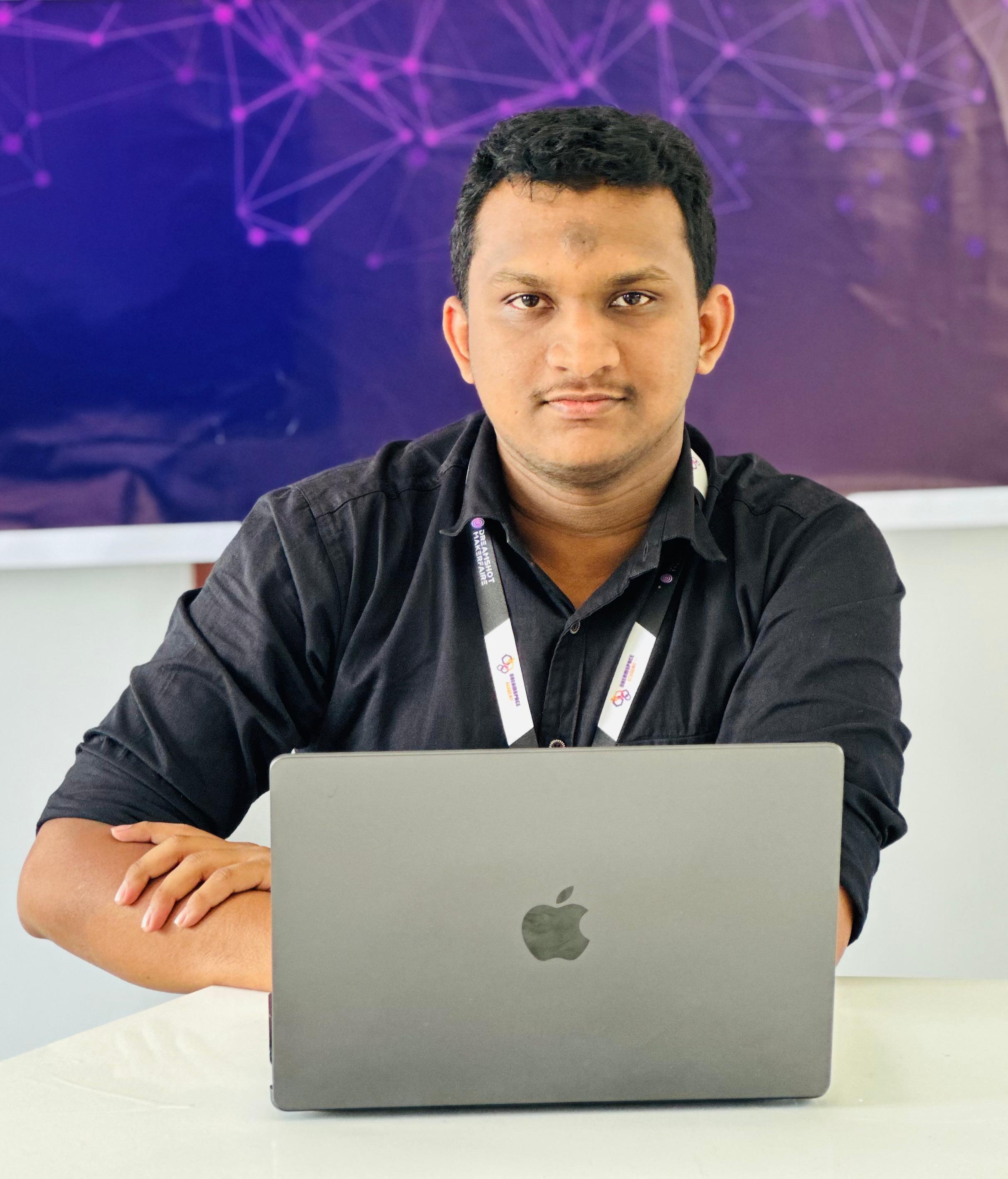 Professional developer at work